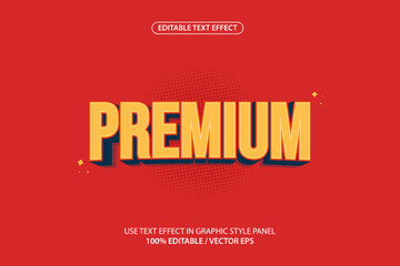 editable text effect premium template suitable for posters, templates, banners etc. © arif
