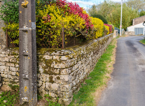 rue de village rural