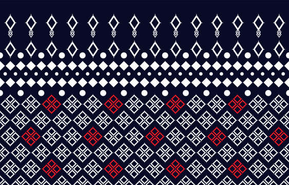 Seamless detailed ethnic pattern with small motifs. Decorative textile design for fabric and print.