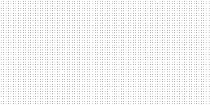A seamless repeating pattern of small grey dots on a white background