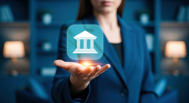 Secure mortgage application and personal loan processing via electronic banking interface to manage credit score and investment portfolio within retail finance sector for wealth building