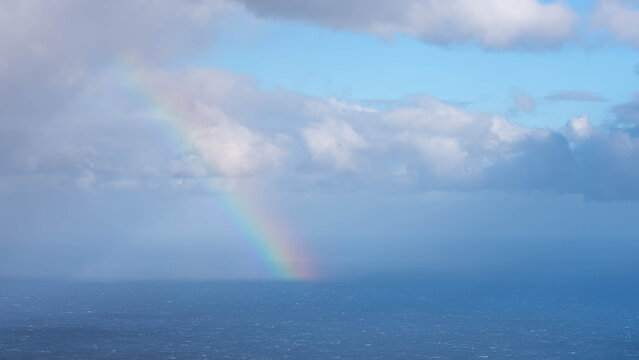 Rainbow on the Atlantic - Great Nature Wallpaper. High quality photo