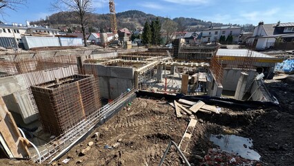 Plac budowy, budownictwo. © Maciej G. Szling