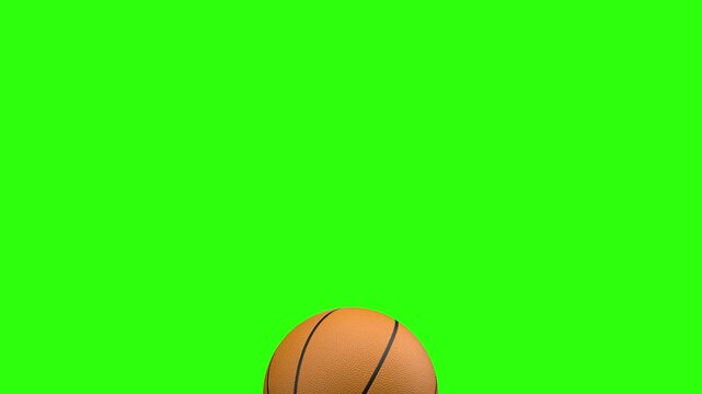 Basketball ball in motion - loop