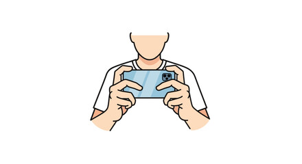Man holding a video game controller. © Kuku
