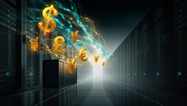 Big Tech AI CAPEX Investment and Data Center Monetization Concept