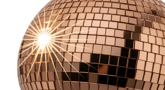 Disco ball reflecting light with mirror ball disco music disco era light effect entertainment celebration reflection nightlife decoration