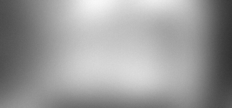 noisy gradient silver metal grey matte grainy blurred monochrome abstract plain background