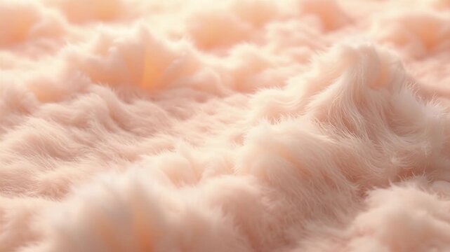 Soft Pink Fuzzy Textures in a Cozy Setting