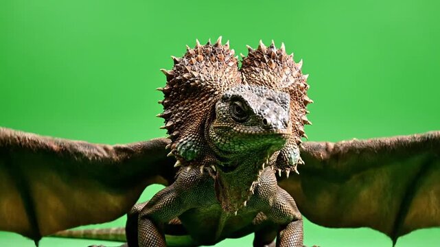 Animated Dragon Character in Sequence