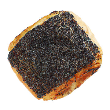 Poppy seed puff pastry bun
