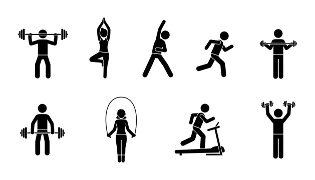 Xercise Pictograms Exercise Pictograms Images – Browse 104,051 Stock Photos, Vectors, and ...