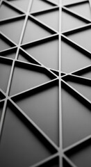 Obraz premium Geometric Patterned Surface with Lines and Shadows.
