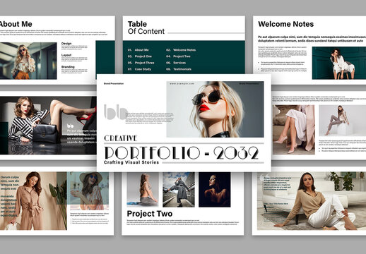 Creative Portfolio Presentation Layout