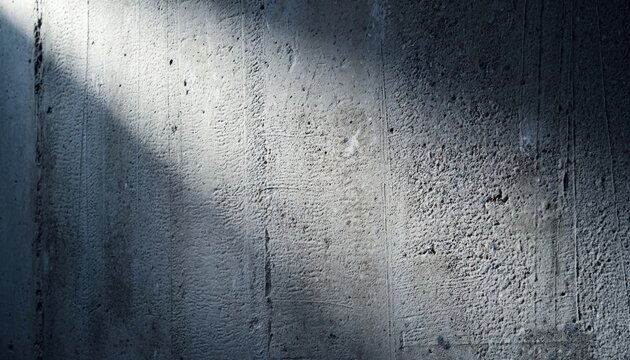 Rough Textured Concrete Wall Surface with Dramatic Light and Shadow