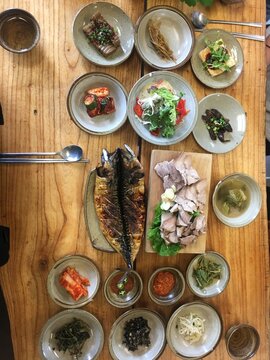 한국의 전통 백반