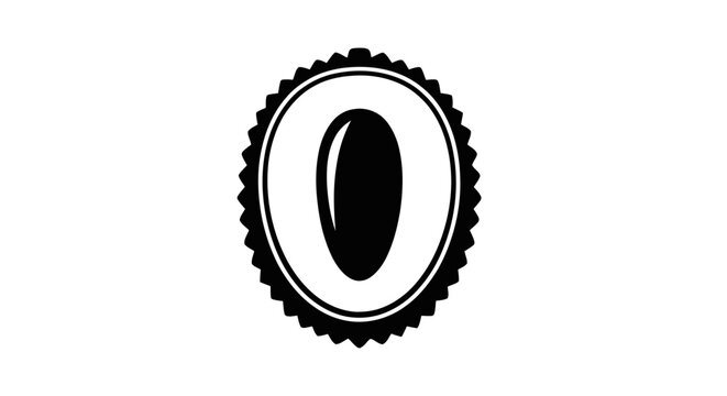 Vector illustration&nbsp;of black and white lychee fruit icon on a transparent background