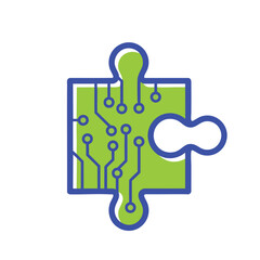 Fototapeta premium Modern Technology and Circuit Board Illustration with Cloud Connection