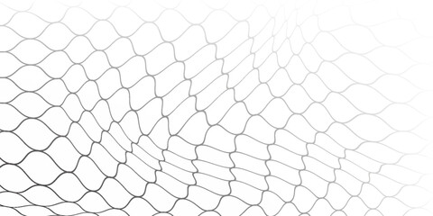 Curved net pattern. Seamless design for sportswear or equipment like soccer goals, volleyball nets, basketball hoops, hockey nets, and athletic gear © edi