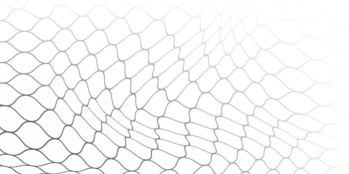 Curved net pattern. Seamless design for sportswear or equipment like soccer goals, volleyball nets, basketball hoops, hockey nets, and athletic gear