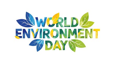 Obraz premium World environment day a colorful celebration of nature