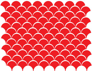 Geometric Scale Pattern Background Set Editable Vector © eko
