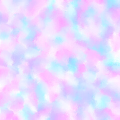 Abstract pastel texture, background. Soft pink, blue, colorful tones, dreamy, cotton candy mood, fluffy texture, playful, light, airy, cute, sweet aesthetic, smooth blend © Kateryna Horbachova