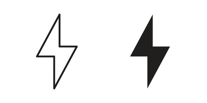 Flash icon collection vector illustrations, Vector pictogram