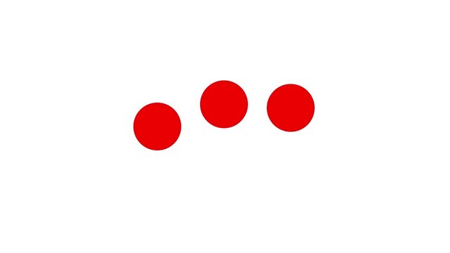 Minimal typing loading dots animation symbolizing message sending, chat response, waiting indicator, and online communication status, Typing loading dots, A set of loading icon.