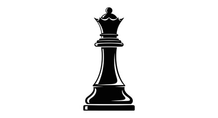 Fototapeta premium Chess Queen Piece Vector