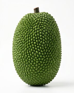 Monkey Jack Fruit (Artocarpus hypargyreus) whole on white background