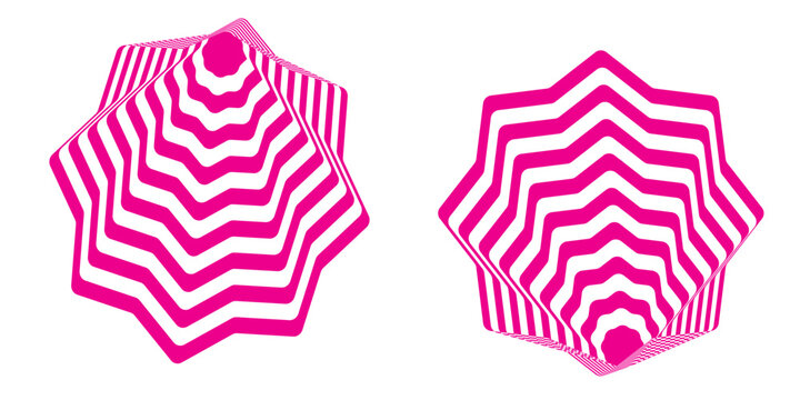 beautiful candy style distorted effect background vector illustration
