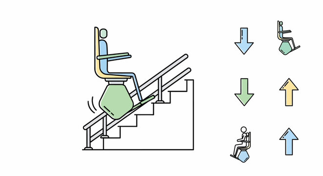 Stairlift Chair for Disabled People Only.
