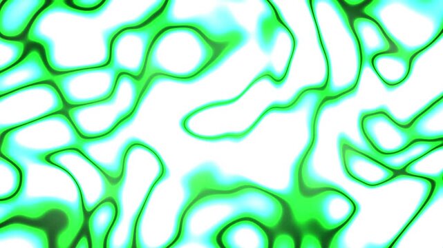 Premium 4K 3D render of large fluid metallic liquid featuring colorful iridescent glowing edges and smooth molten waves. Futuristic high-tech background for creative visual projects.