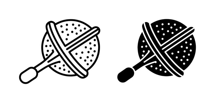 Tea Infuser Ball Icon Set for Brewing Loose Leaf
