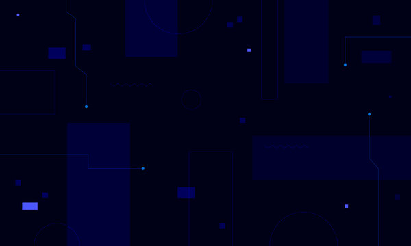 Black circuit board technology abstract background. High-tech line connection data network.