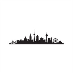 Naklejka premium london skyline