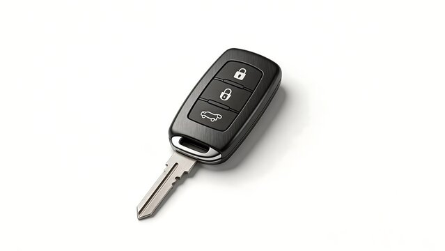 Car key fob with buttons