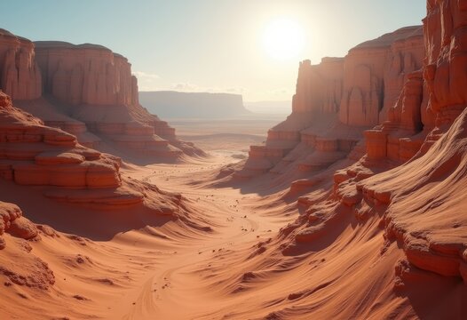 Intricate Yardang Wind Carved Ridge Unique Shapes and Patterns in Arid Desert Terrain