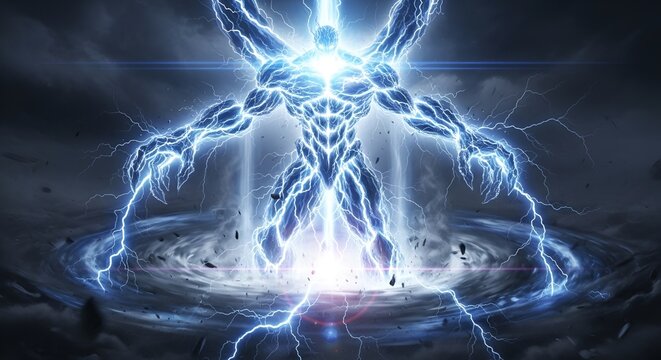 Cosmic Being of Light and Lightning