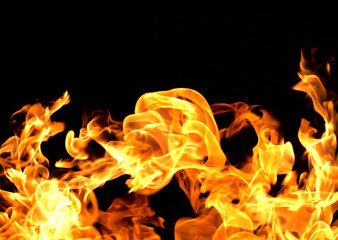 Fototapeta premium Flame heat fire