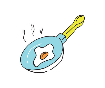 illustration vector fried eggs