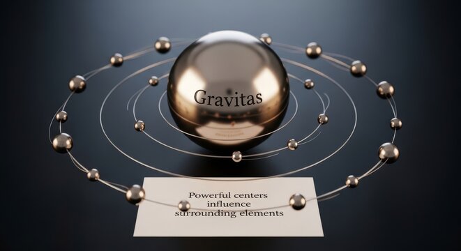 Large Gravitas Sphere With Orbiting Elements