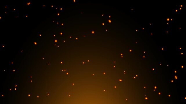 fire sparks rising burning hot embers particles flying upwards 4k loopable alpha channel overlay.