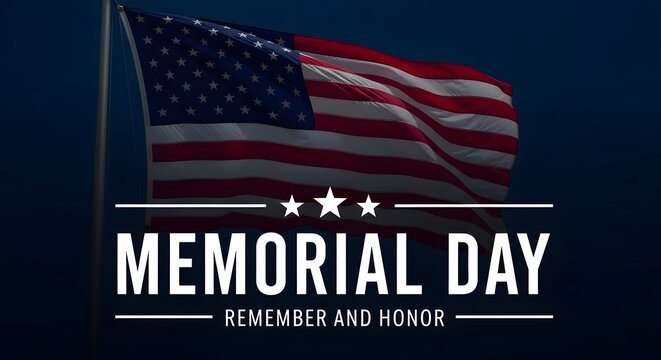Memorial day remembrance honoring american heroes