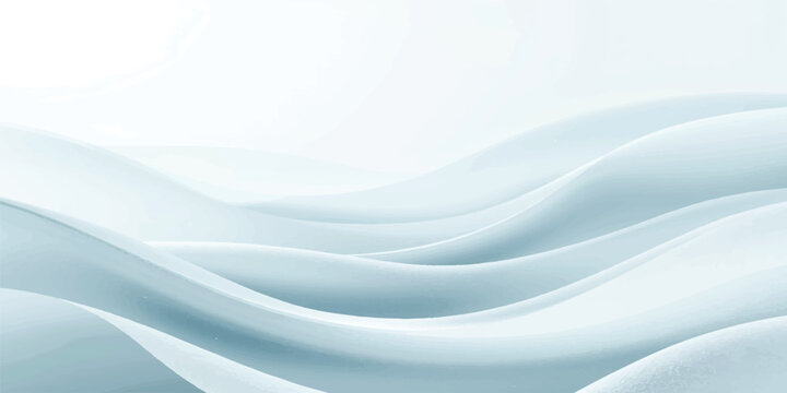 An artistic blue vector wallpaper featuring soft flowing wave lines and a futuristic motion texture for a professional business backdrop
