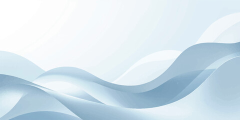 Naklejka premium Artistic abstract blue wave background featuring a flowing liquid pattern with light curves and wavy motion for a modern ocean vector wallpaper design