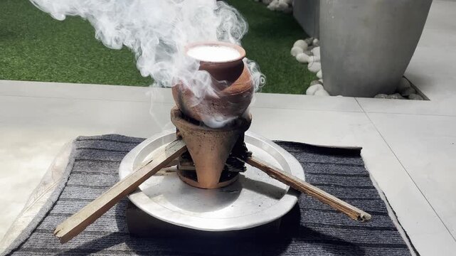 Kiri Ithiraweema for Sinhala and Tamil New Year in Sri Lanka