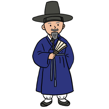 man with hat from The Joseon 