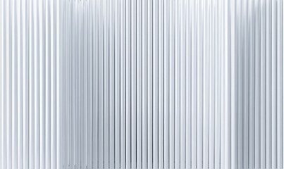 Obraz premium Abstract monochrome image featuring a series of vertical white, uniform, rounded lines